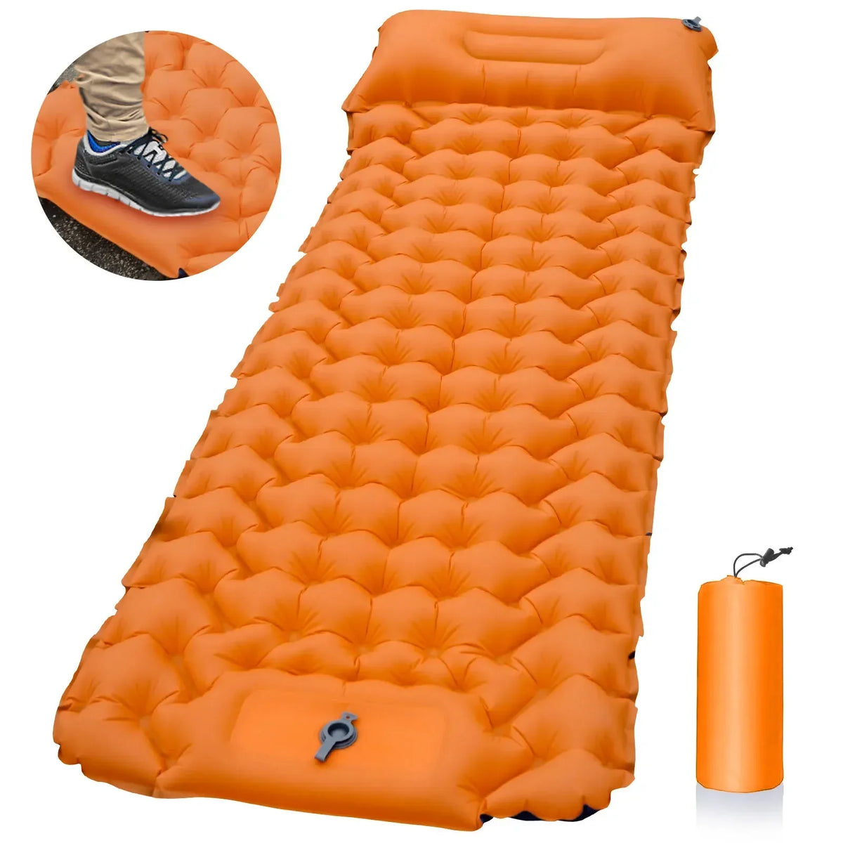 Inflatable Mattress with Pillows