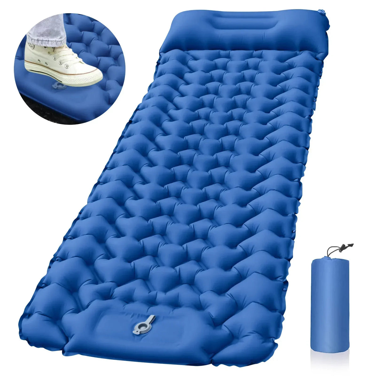 Inflatable Mattress with Pillows